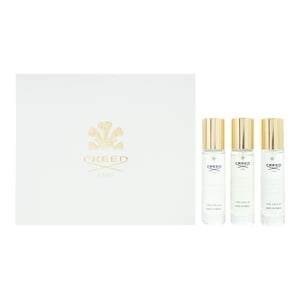 Creed Aventus Eau de Parfum 10ml, Green Irish Tweed Eau de Parfum 10ml, Silver Mountain Water Eau de Parfum 10ml Gift Set