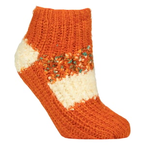 1 Par Dam Sherpa-fodrade Toffelsockor - Varm Fluffig Mysig Inomhuskomfort