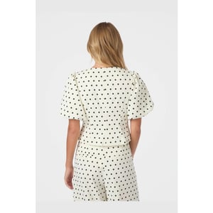 Neo Noir anela dot blouse 167821 120 white