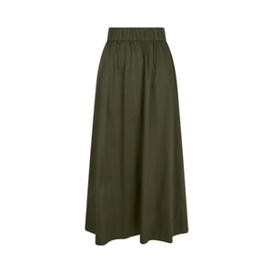 Neo Noir yara long poplin skirt 163076 151 army