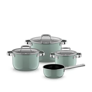 WMF Fusiontec 2.0 mineral pro pannenset 4-delig pastel