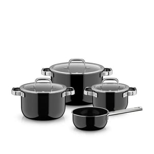 WMF Fusiontec 2.0 mineral pro pannenset 4-delig zwart