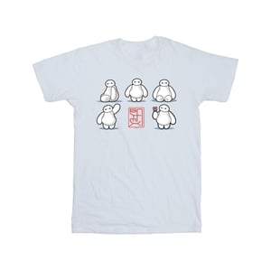Disney Boys Big Hero 6 Baymax Many Poses T-Shirt (White)