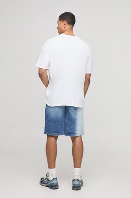 Regular Fit Ombre Washed Jorts