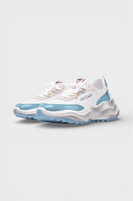 Casablanca Atlantis Sneaker White/Light Blue Men's