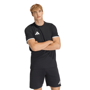 Adidas Mens Entrada 26 Cotton T Shirt Crew Tee Black JZ6675