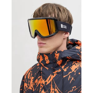 Jack & Jones Heren skibril/snowboardbril jacoslo zwart/oranje