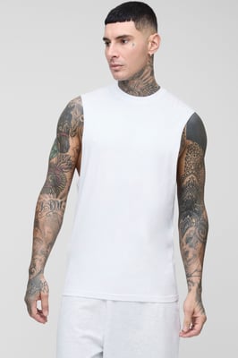 Tall Reguar Fit Basic Drop Armhole Tank