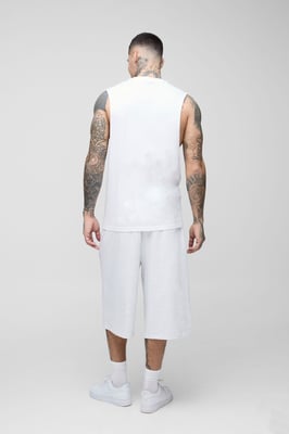 Tall Reguar Fit Basic Drop Armhole Tank