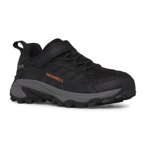 MERRELL BOYS / GIRLS MOAB SPEED 2 LOW WATERPROOF WALKING TRAINERS SHOES BLACK MK267689