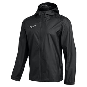Nike Academy 25 Rain Jacket Waterproof Coat Black FZ9858
