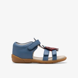 Zora Berry Toddler Blue Sandals