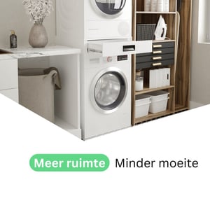 Wasophoogte ® tussenstuk wasmachine & droger met lade -