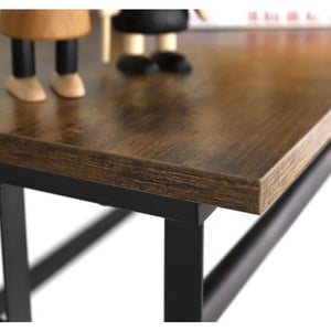 MAZAZU Wandkapstok industrieel – bruin/ – 30 × 88 × 27 cm