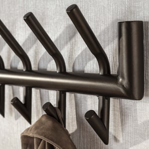 Hoyz kapstok tubo 2x6 haken drift brown