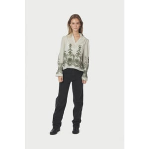 Neo Noir amara stripe emb 1633 723 dusty green