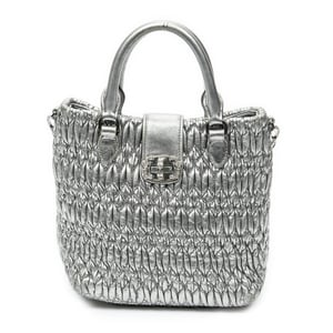 Small Turn Lock Crystal Tote  Handbag