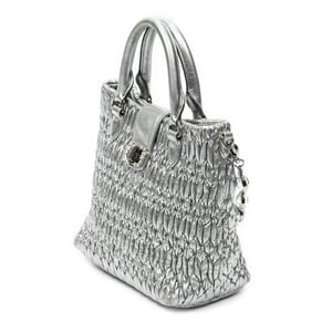 Small Turn Lock Crystal Tote  Handbag