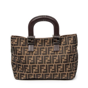 Small FF Open Tote  Handbag