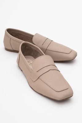 Morne Leren Loafers Dames
