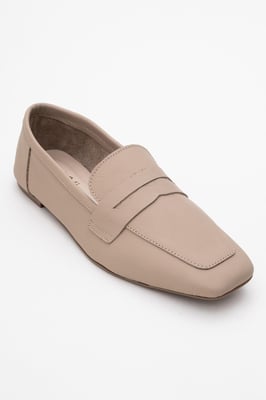 Morne Leren Loafers Dames