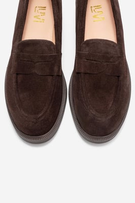 Bree Platform Penny Leren Loafer