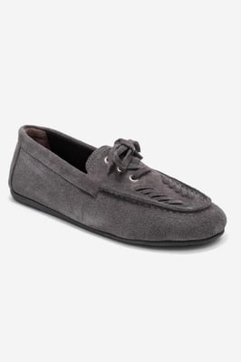 Lorven Leren Veter Loafer Dames