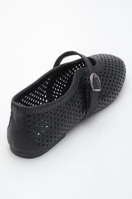 MIRELLA Flätad Läder Ballerinas Dam