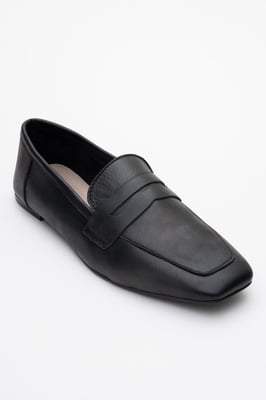 Morne Leren Loafers Dames