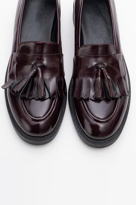 Milly Leren Kwast Loafer
