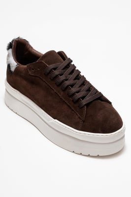 Anabel Leren Platform Sneakers Dames