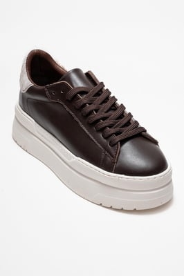 Anabel Leren Platform Sneakers Dames