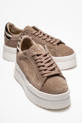 Anabel Leren Platform Sneakers Dames