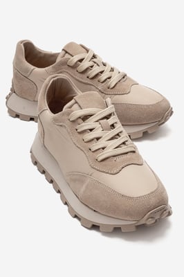 Amanda Leren Sneakers Dames