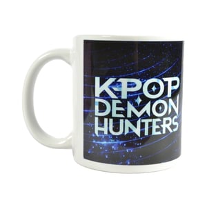K-Pop Demon Hunters Logo Mok (Wit/blauw)