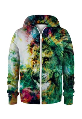 "King of Colors" Zip Hoodie