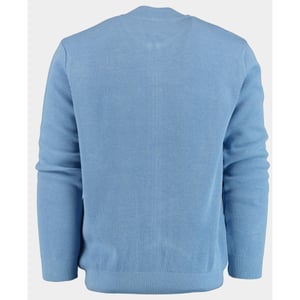 Innocente Vest heren met structuur en zakken 304/8147 light blue
