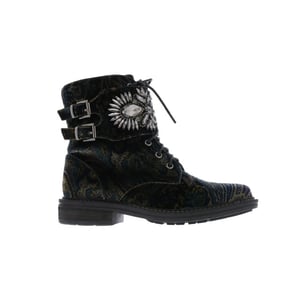 Paris Punk Dames strass biker boot