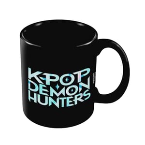 K-Pop Demon Hunters Logo Mok (Zwart)