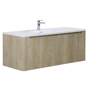 Badplaats Badkamermeubel set tundra 120 x 48 cm licht badmeubel met