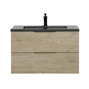Badplaats Badkamermeubel set cairo 80 x 48 cm kastanje badmeubel met