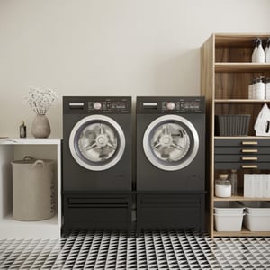 Wasophoogte Wasmachine verhoger – novapro met lade en plateau –