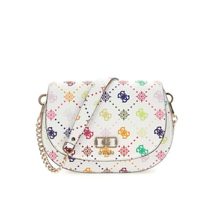 Guess Emelie logo flap schoudertas