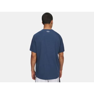 Under Armour ua tech textured ss-blu training t-shirt korte mouw heren -