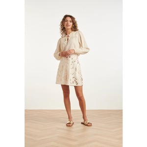Smashed Lemon Feestelijke mini-rok met glitterende lovertjes print |