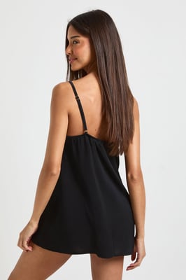 Satin Lace Detail Nightie