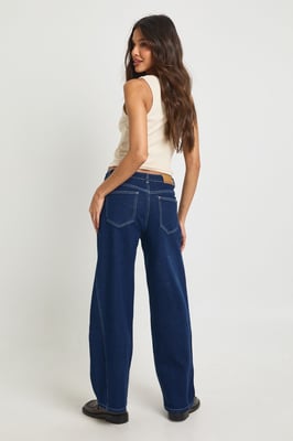 The Mid Waist Barrel Jean