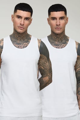 Tall 2 Pack Basic Regular Fit Vest
