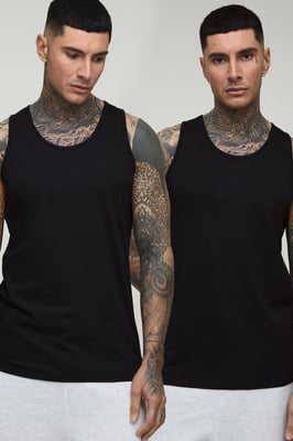 Tall 2 Pack Basic Regular Fit Vest