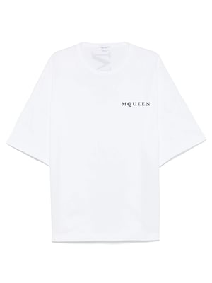 Vertical Back Logo T-Shirt in White